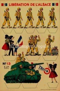 Imagen 88.- Cartonnage recortable de las editios E.J.P. de Angers hacia 1944